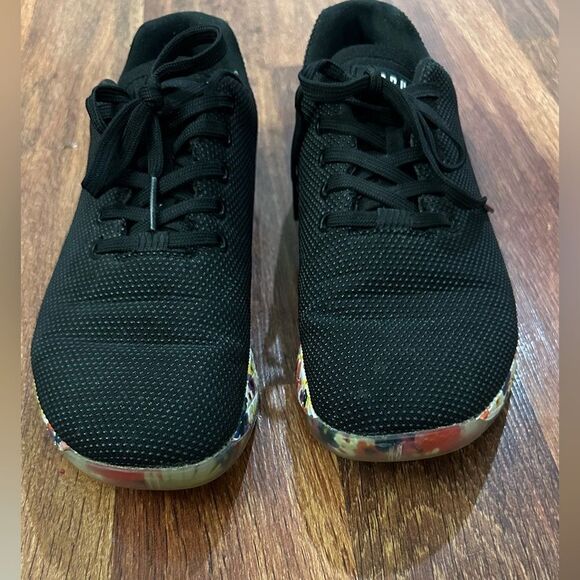 Nobull Black Sneakers with Floral Sole (UNISEX) - Picture 4 of 8